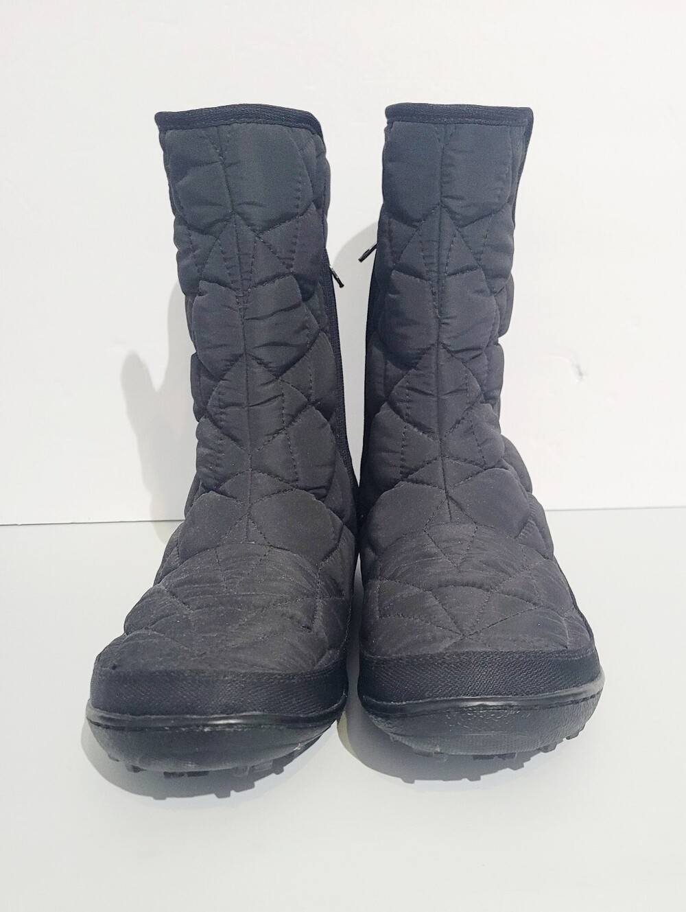 Columbia Omni-Heat Waterproof Winter Snow Boots Women's US 9 Black 200g Insulate - Picture 5 of 13